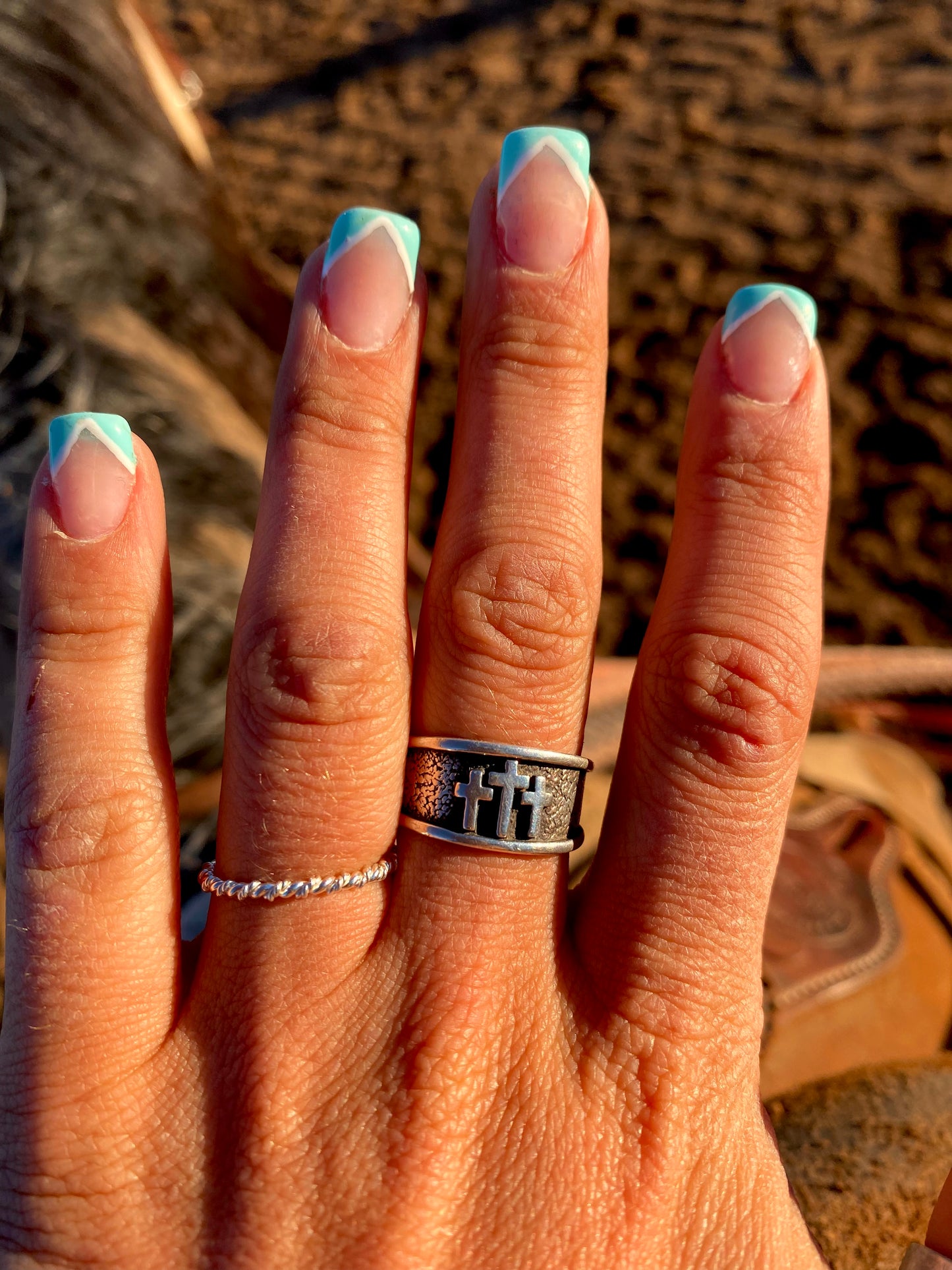 Twisted Silver Ring