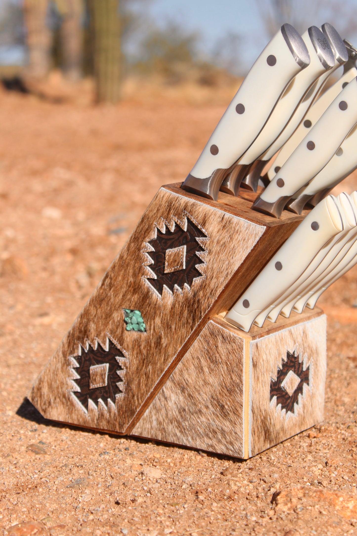 Aztec Knife Block
