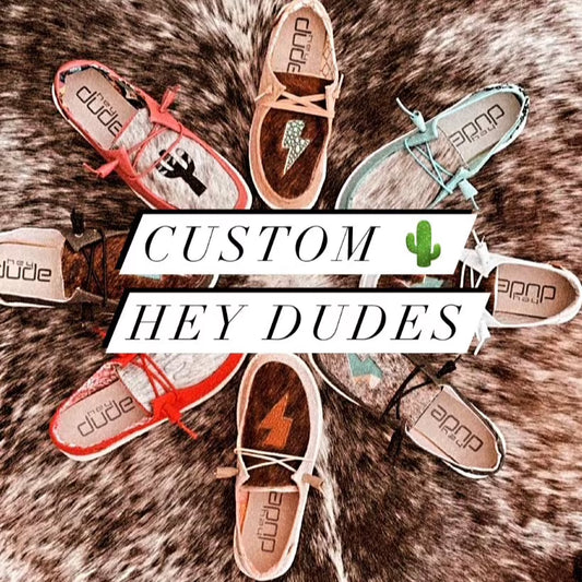 CUSTOM Cactus Hey Dudes (Made to Order)