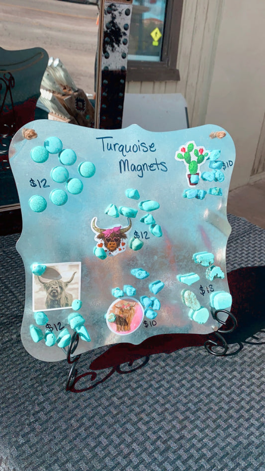 Turquoise magnets