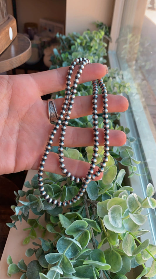 5mm Navajo Pearl Necklace